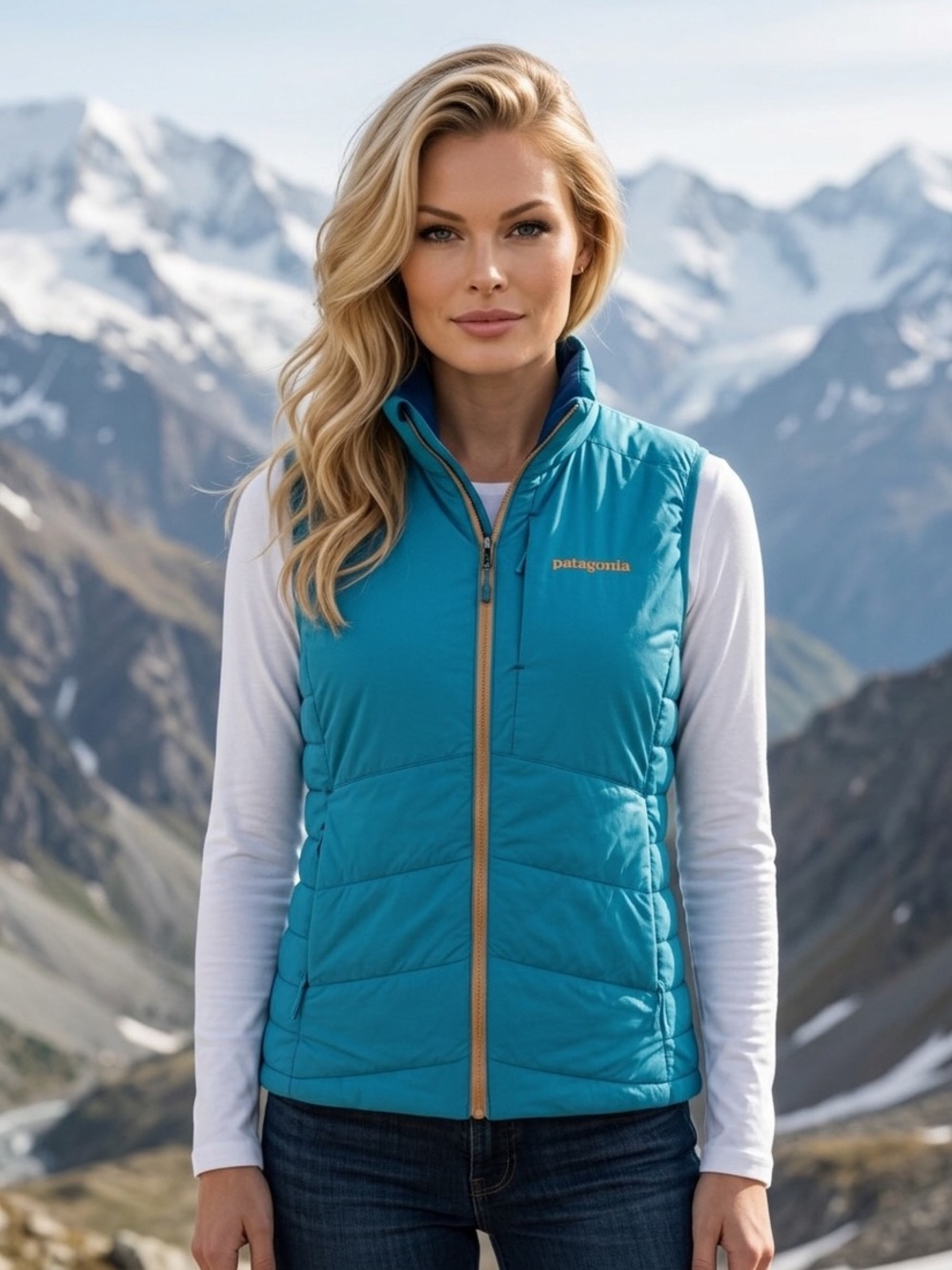 Almost Vintage 2010’s- Patagonia Teal Quilted Insulated Women’s Vest Size M